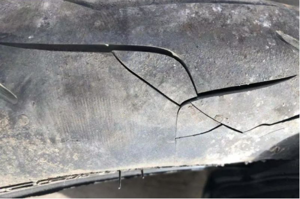 Winter warning!  Did your tire crack?