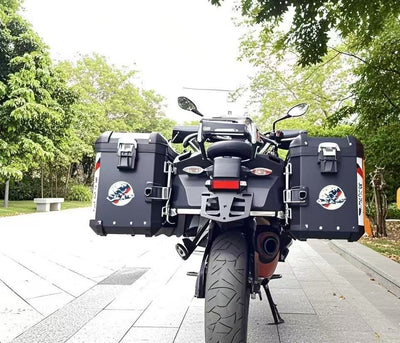 BMW Motorcycle Auxiliary Fuel Tank Made of PE Material for BMW R1300GS (15L) Two tanks Each tank is 7.5L Gas Tank Fits Tourateck/ Loboo Racks Make a Note for Brand Racks If R1300GS Adventure, Contact Us First.