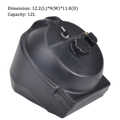 YAMAHA Motorcycle Auxiliary Fuel Tank Made of PE Material for 2023 Yamaha XMAX 300 (12.2x9x11.8 inches 12L)