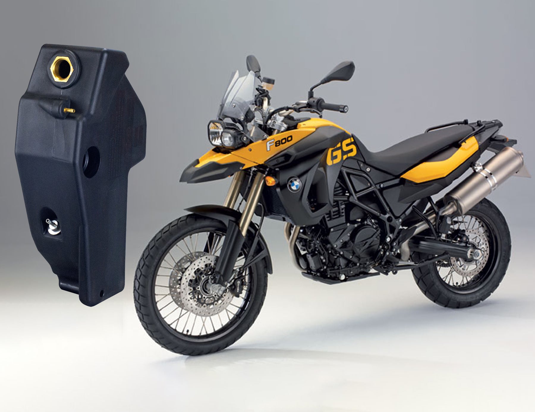 BMW Motorcycle Auxiliary Fuel Tank Made of PE Material for BMW