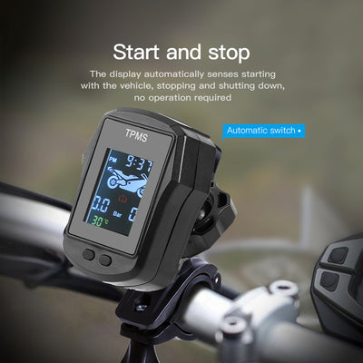 Waterproof Tire Pressure Monitoring System For Motorcycle