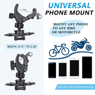 Motorcycle Phone Holder GoPro holder 2 in 1