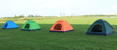 Outdoor single UV protection automatic tent