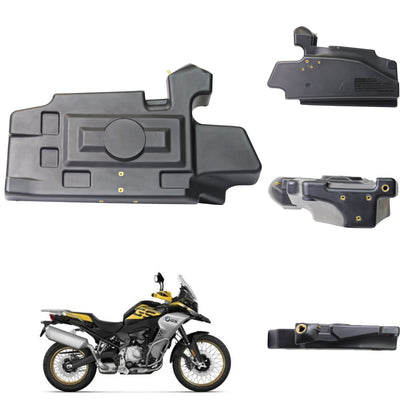 BMW Motorcycle Auxiliary Fuel Tank Made of PE Material for F750 F850 GS/Adventure (24.80x15.16x5.31 inches, 10L) Exhaust Should Be At Right