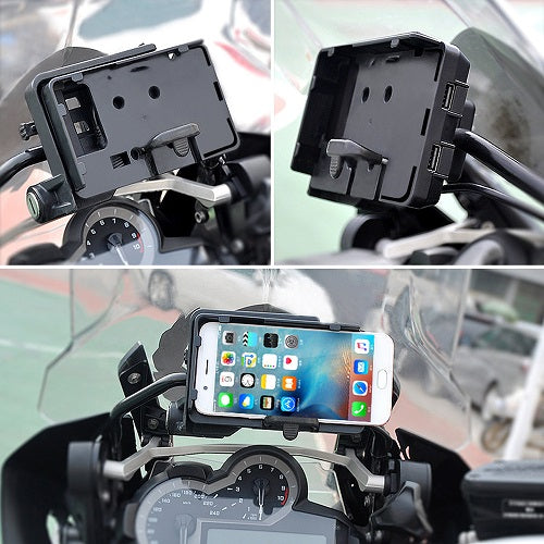 Phone/Navigator Holder with Wireless Charging for BMW R1200GS F850GS