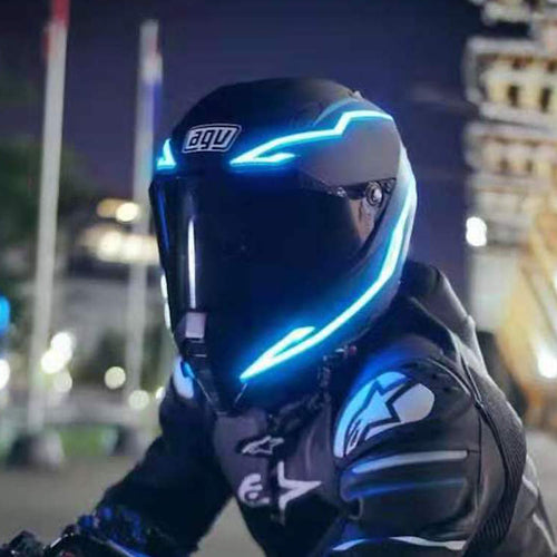 Universal Motorcycle Helmet Led Light Strip Riding Signal Bar