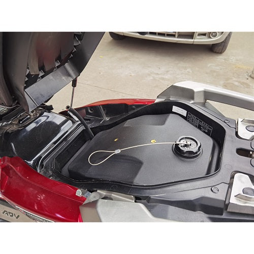 Year 2014-2020 Honda Motorcycle Auxiliary Fuel Tank Made of PE Material for X-ADV750 (16.93x10.83x12.20 inches, 15L) Gasoline container